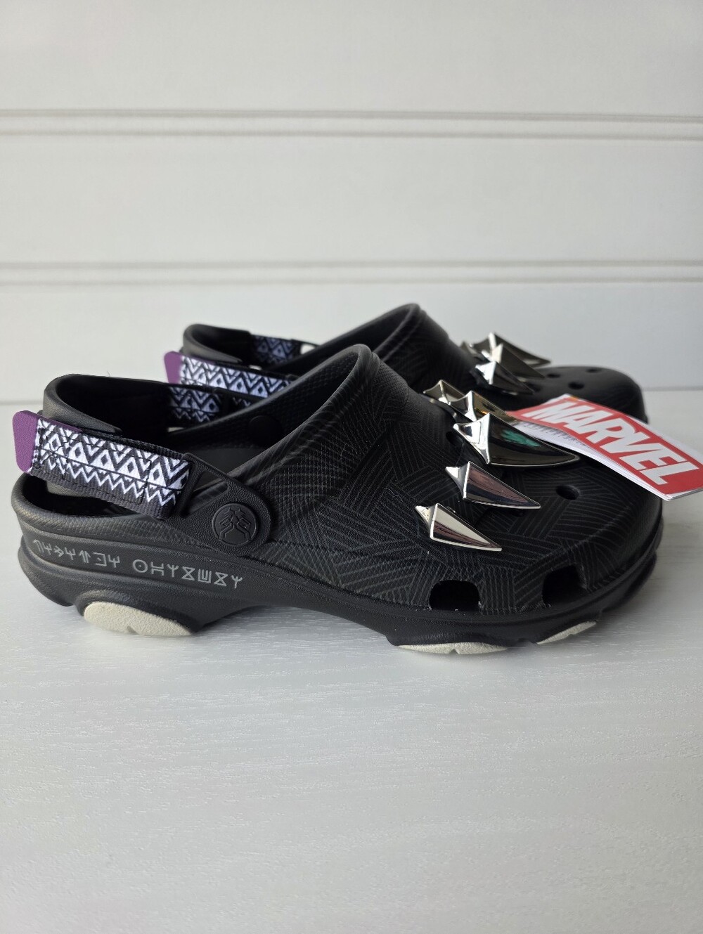 Crocs Classic All Terrain Clog Marvel Black Panther Wakanda Forever Unisex M7 W9